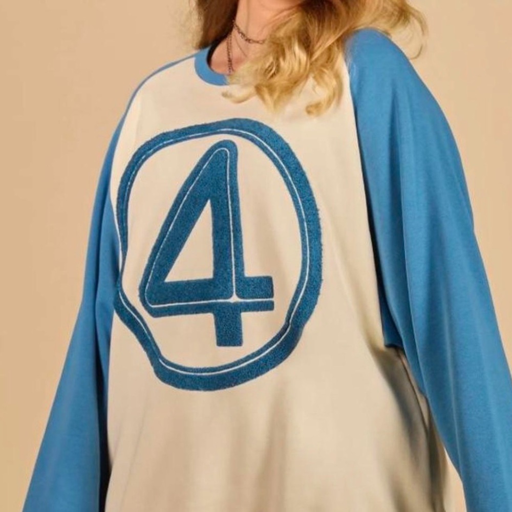 Unisex Disney x CAKEWORTHY Fantastic 4 Pullover Crewneck